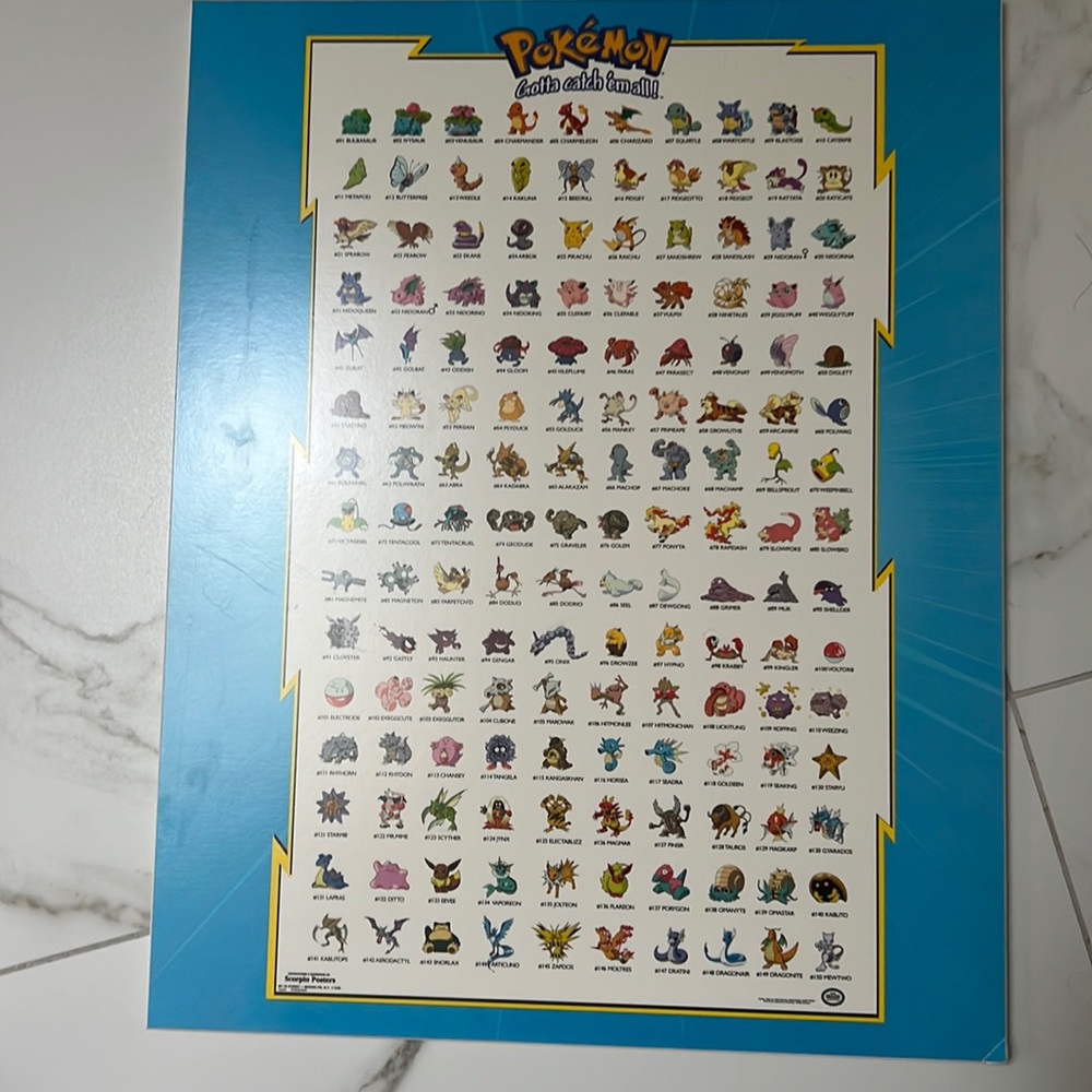 Pokémon wall art